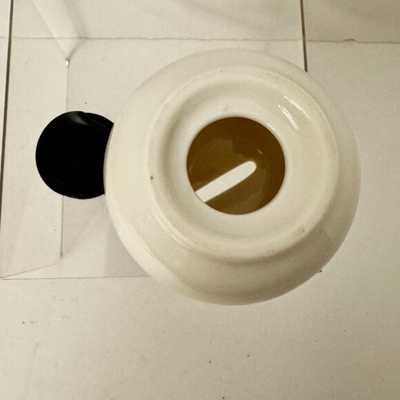 Natural Life Ceramic Bank Round Coin Bank "Life is good" Ceramic Palm Trees Bank - Picture 7 of 9